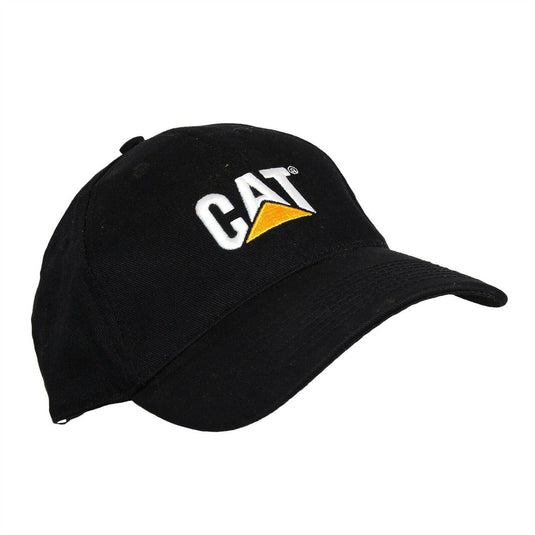 Caterpillar CAT Hat 5 Panel Adjustable Black Ball Cap