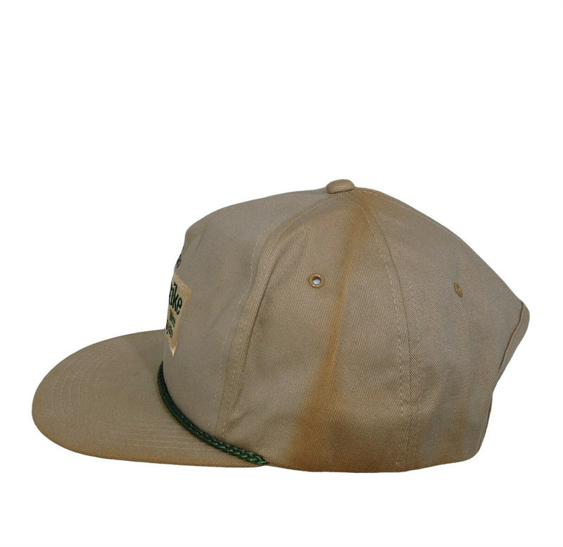 Load image into Gallery viewer, Broadstrike Weed Control Farm Hat 5 Panel Ball Cap Tan Adjustable DowElanco

