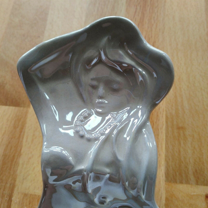 Load image into Gallery viewer, Mermaid Spoon Rest Ceramic Blue Sky Heather Goldminc Kitchen Decor
