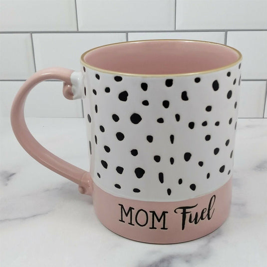 Mom Fuel Coffee Mug Ceramic Beverage Tea Cup 21oz 621ml by Blue Sky