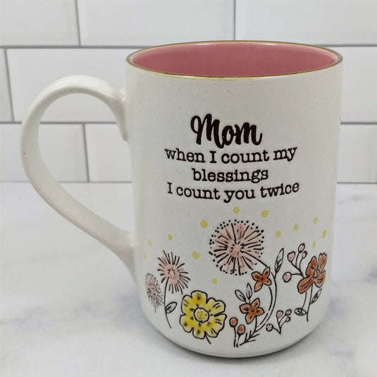 Mom Blessings Coffee Mug Ceramic Beverage Tea Cup 16oz 473ml by Blue Sky