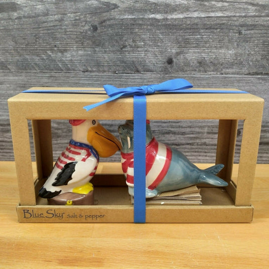 Sailor Buddies Salt Pepper Set Collectible by Blue Sky Clayworks