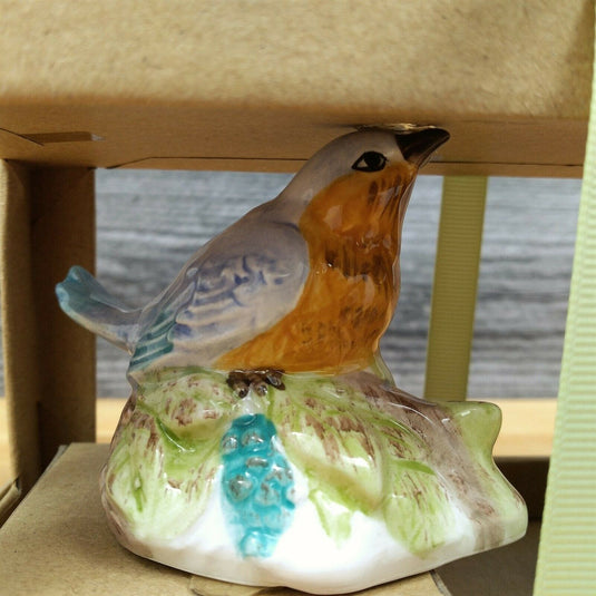 Woodcut Farmhouse Bird Salt Pepper Set Collectible by Blue Sky Clayworks