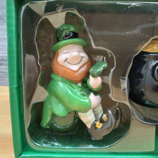 Saint Patrick's Day Salt Pepper Set Collectible by Blue Sky Clayworks