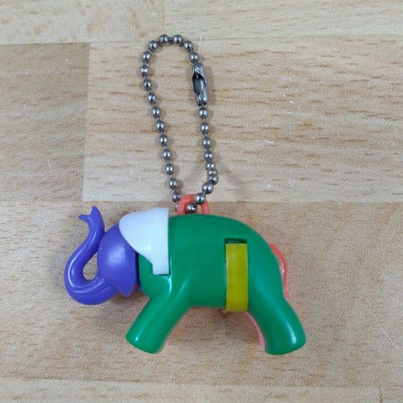 Load image into Gallery viewer, Elephant Plastic Keychain Puzzle Vending Charm Gumball Machine 1960'S

