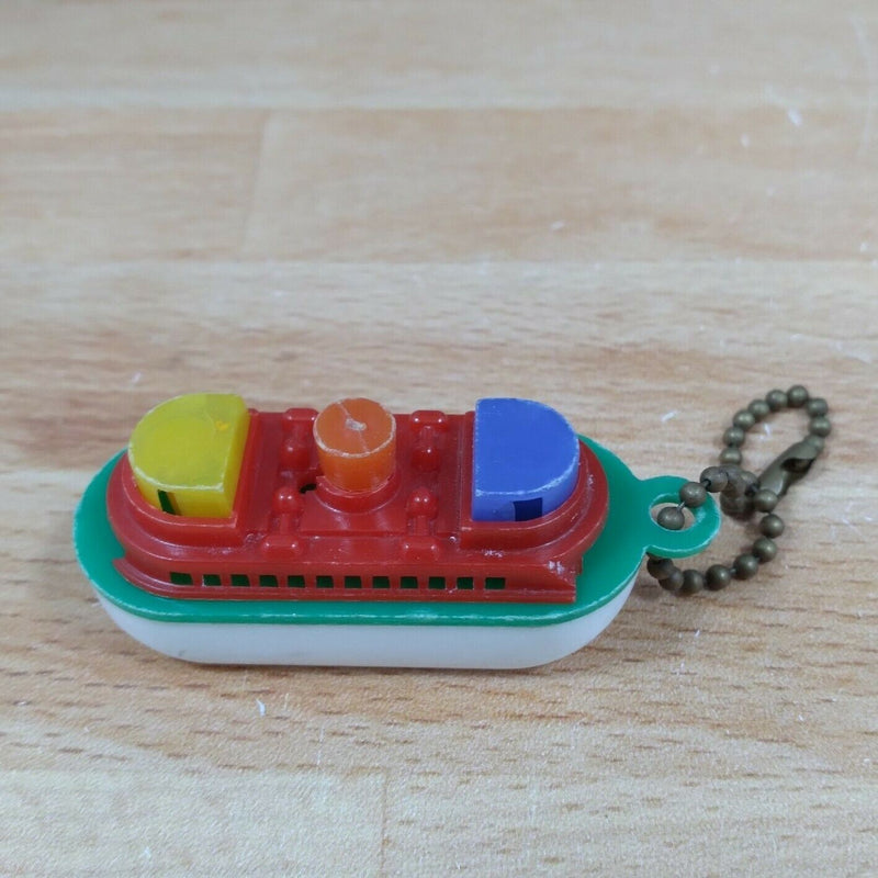 Load image into Gallery viewer, Ocean Liner Ship Plastic Keychain Puzzle Vending Charm Gumball Machine 1960'S

