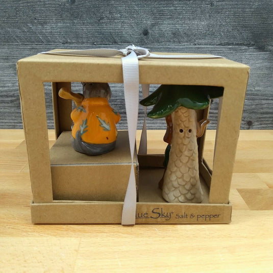 Hawaiian Dogs Salt Pepper Set Collectible by Blue Sky Clayworks
