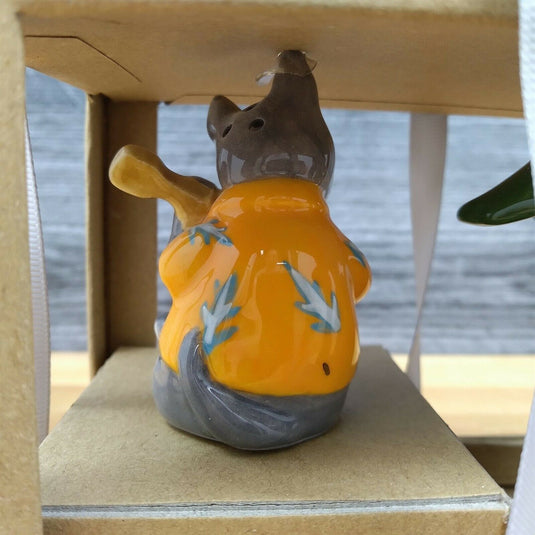 Hawaiian Dogs Salt Pepper Set Collectible by Blue Sky Clayworks