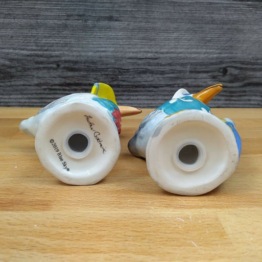 Beach Seagull Salt Pepper Set Sea Life Collectible by Blue Sky Clayworks