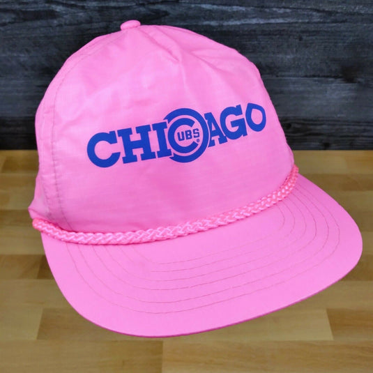 Chicago Baseball Pink Adjustable Cap Lightweight Hat