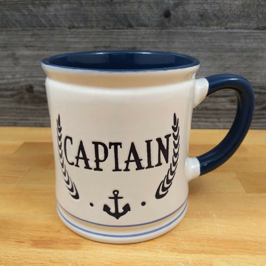 Captain Nautical Coffee Mug 17oz (455ml) Beverage Cup