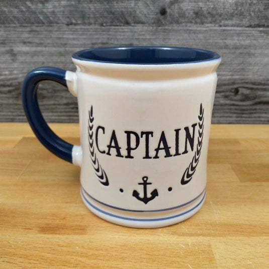 Captain Nautical Coffee Mug 17oz (455ml) Beverage Cup