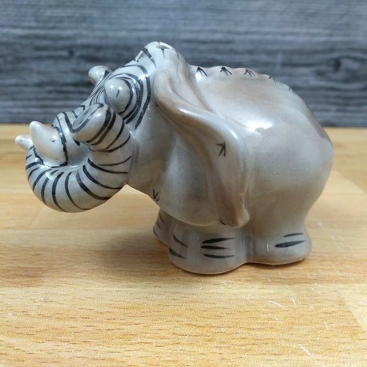Elephants Salt and Pepper Set Collectible by Blue Sky Clayworks