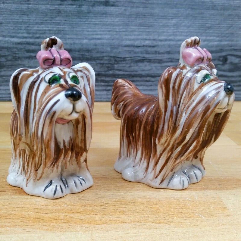 Load image into Gallery viewer, Cashmere Dog Salt and Pepper Set Collectible by Blue Sky Clayworks

