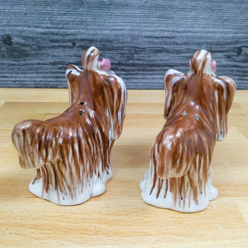 Load image into Gallery viewer, Cashmere Dog Salt and Pepper Set Collectible by Blue Sky Clayworks
