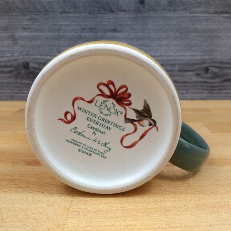Load image into Gallery viewer, Lenox Cardinal Winter Greetings Everyday Set of 2 Mugs Cup Holiday Christmas
