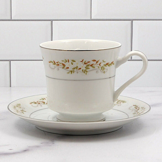 International Springtime Set of 4 Saucer & Cups Tableware for Tea or Coffee Mug