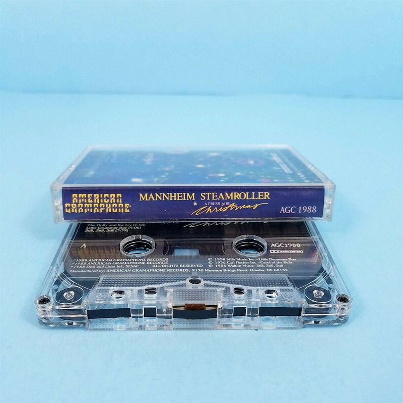 Load image into Gallery viewer, Mannheim Steamroller A Fresh Aire Christmas Cassette Tape AGC-1988
