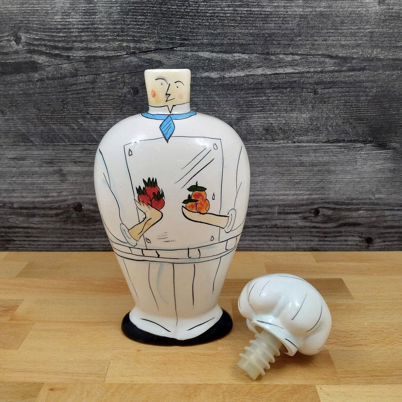 Load image into Gallery viewer, Le Chef Hand Painted Olive Oil Collectible Ambiance Figurine Kitchen 10.5”
