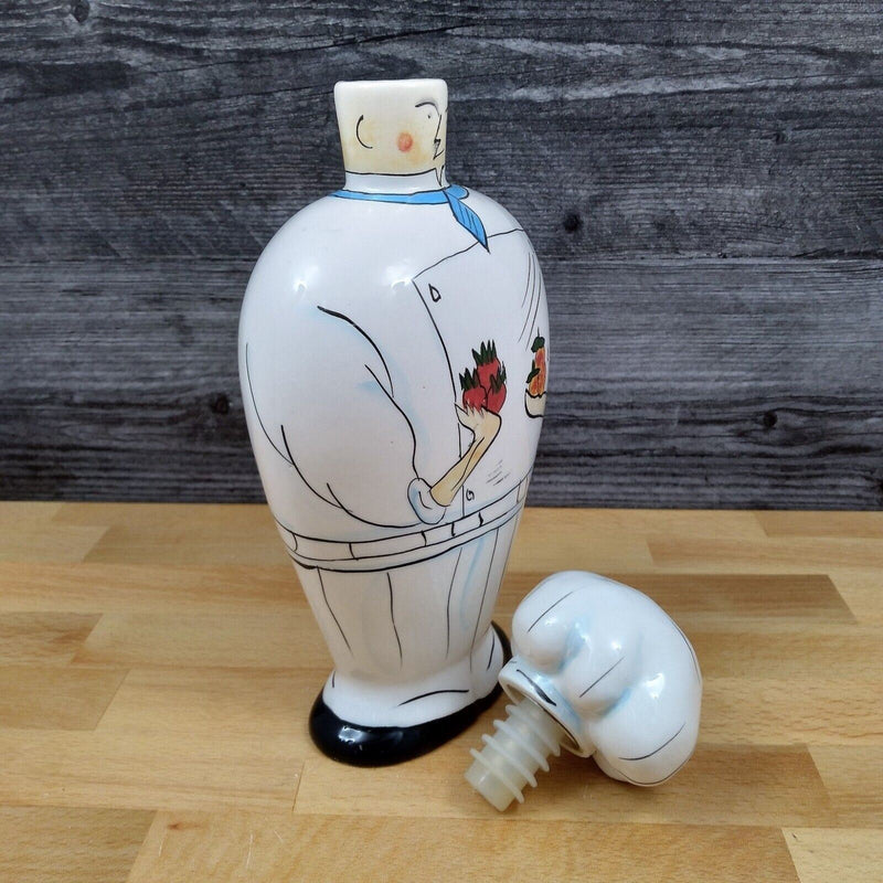 Load image into Gallery viewer, Le Chef Hand Painted Olive Oil Collectible Ambiance Figurine Kitchen 10.5”
