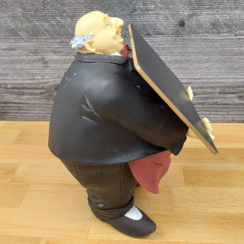 Load image into Gallery viewer, Italian Chef Waiter Butler blank menu sign holder Novelty Kitchen Bar
