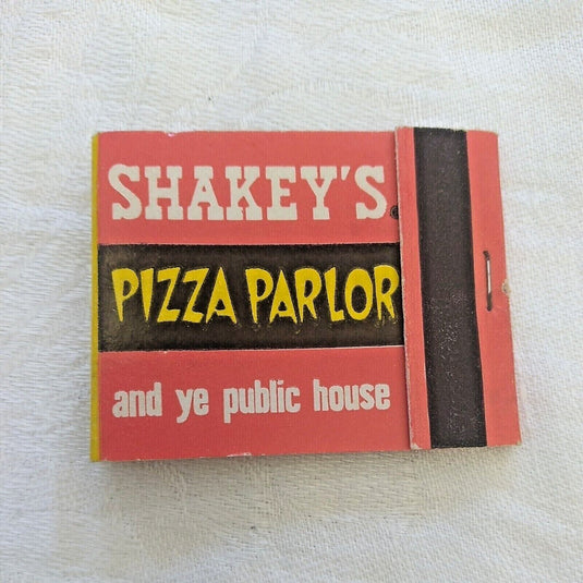 Shakey's Pizza Parlor Matchbook Full Unstruck Ye Public House