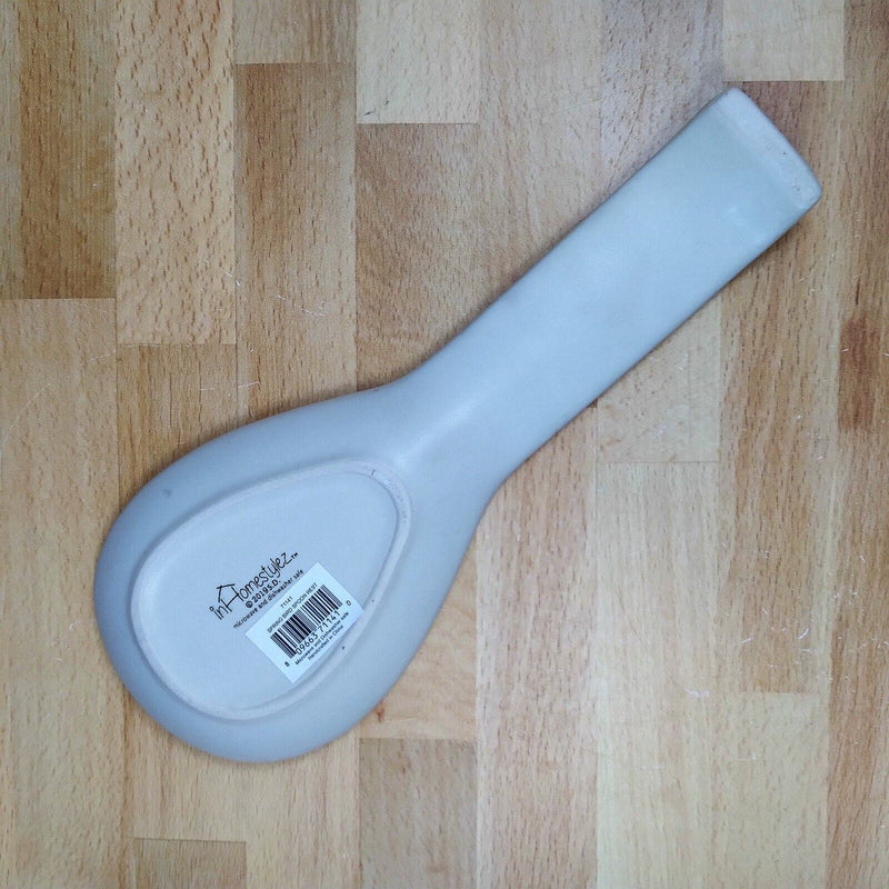 Load image into Gallery viewer, Spring Bird Spoon Rest Ceramic Blue Sky Heather Goldminc Kitchen Decor
