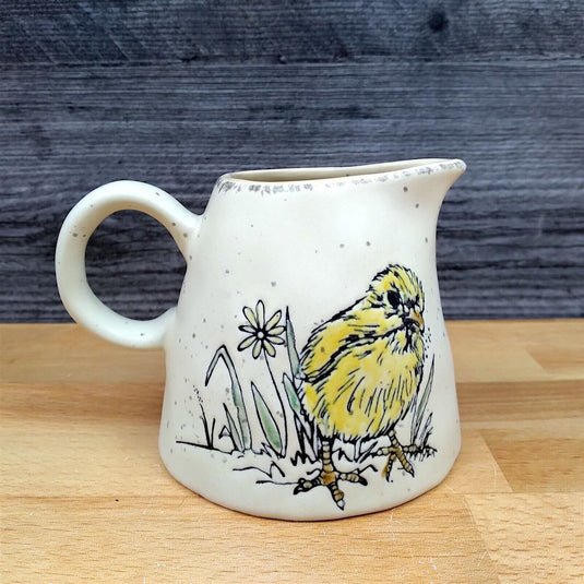Chickadee Sugar Bowl and Creamer Set Decorative by Blue Sky