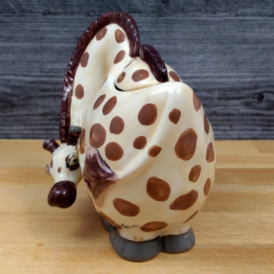 Giraffe Sugar Bowl and Creamer Set Decorative by Blue Sky