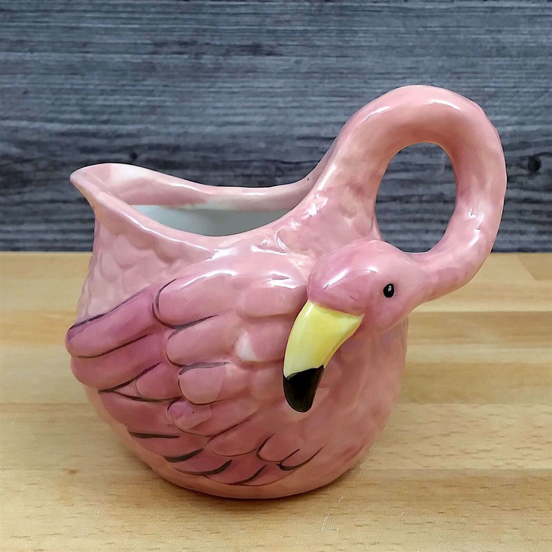 Load image into Gallery viewer, Summer Fun Flamingo Sugar Bowl and Creamer Set Decorative by Blue Sky
