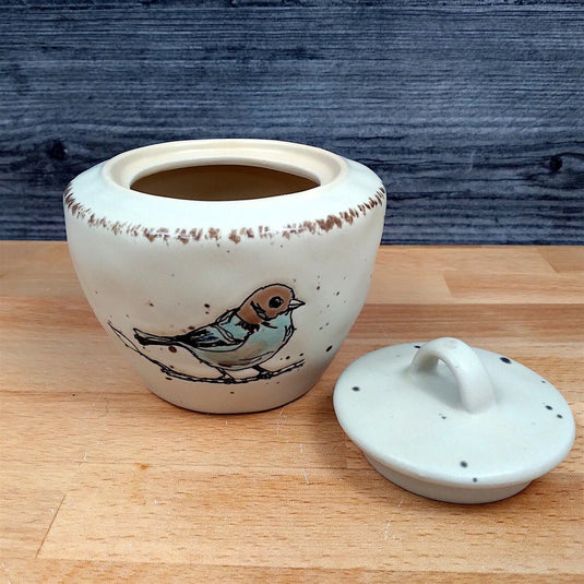 Bird Reflective Sugar Bowl and Creamer Set Decorative by Blue Sky