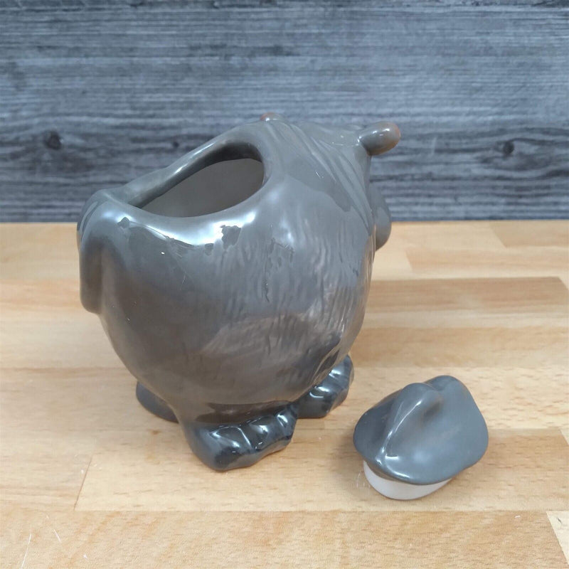 Load image into Gallery viewer, Hippo Sugar Bowl and Creamer Set Decorative by Blue Sky

