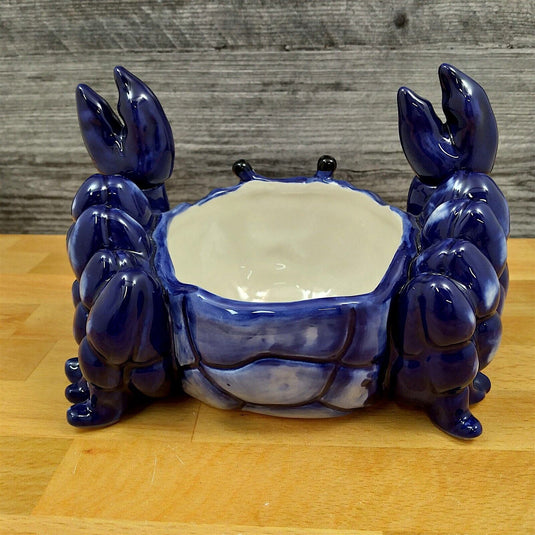 Crab Butter Bowl Dip Server with Spreader by Blue Sky and Heather Goldminc