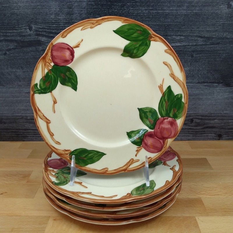Load image into Gallery viewer, Franciscan Apple Set of 5 Bread Butter or Salad Plate 8” USA Mark
