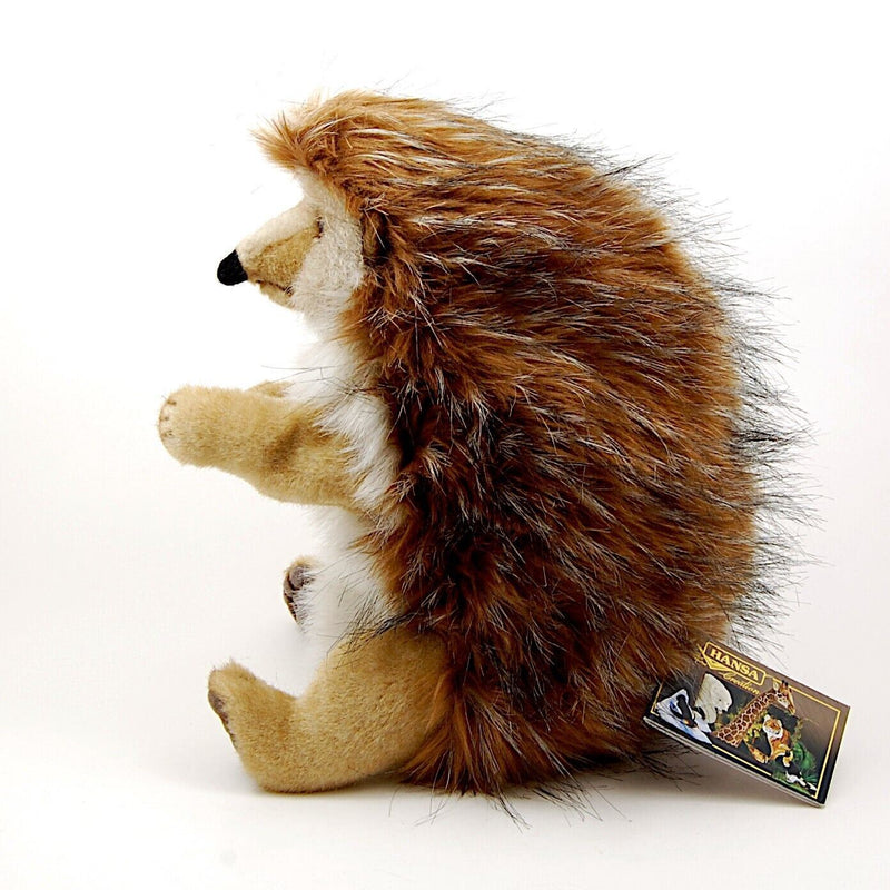 Load image into Gallery viewer, Hedgehog Hand Puppet Full Body Doll Hansa Real Looking Plush Animal Learning Toy
