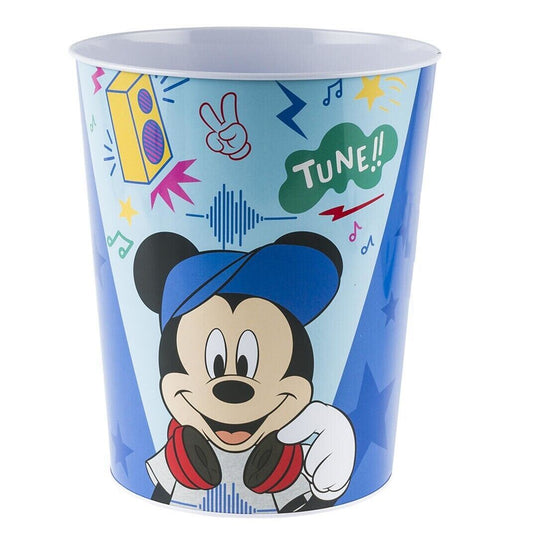 Tune Mickey Waste Bin Tin By The Tin Box Company Popcorn Bucket 9.5" (24Cm)
