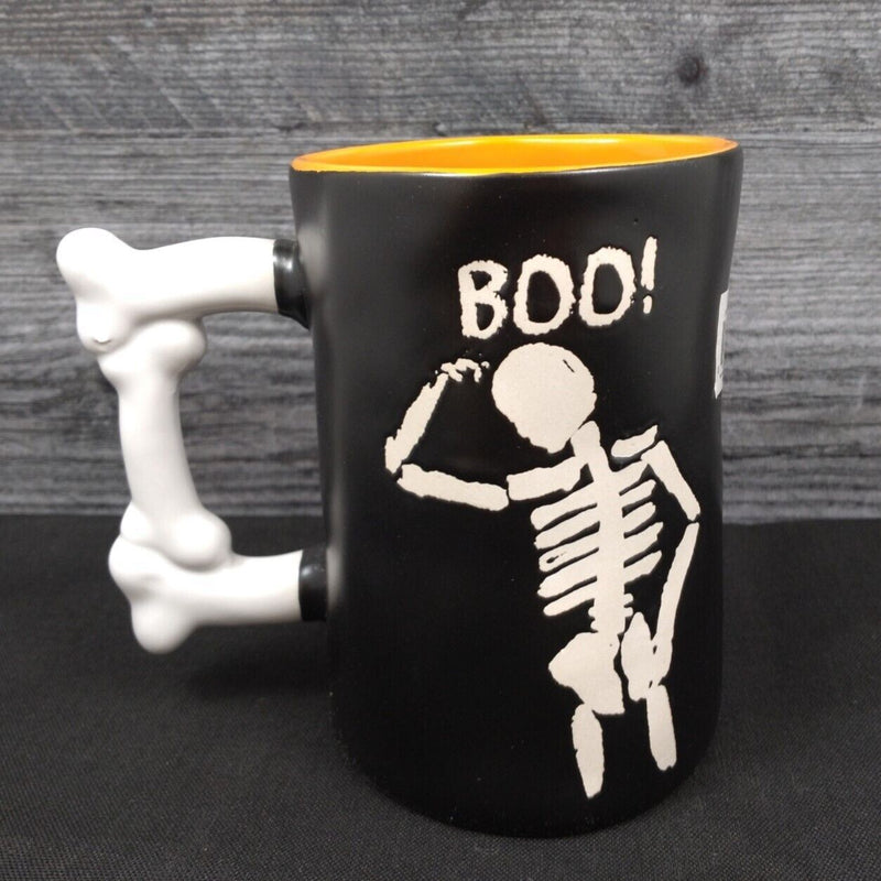 Load image into Gallery viewer, Halloween Skeleton Bones Coffee Mug Beverage Tea Cup 21oz 621ml by Blue Sky
