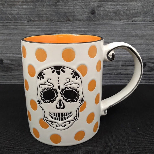 Halloween Skull Coffee Mug Beverage Tea Cup 16oz 473ml by Blue Sky