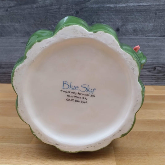 Western Cactus Cookie Candy Treat Jar by Blue Sky Clayworks Ceramic