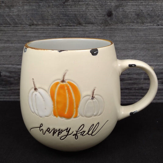 Happy Fall Autumn Pumpkin Coffee Mug Beverage Tea Cup 18oz 532ml by Blue Sky