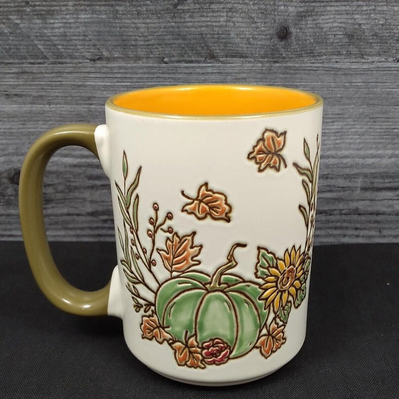 Load image into Gallery viewer, Autumn Pumpkin Coffee Mug Beverage Tea Cup 18oz 532ml by Blue Sky
