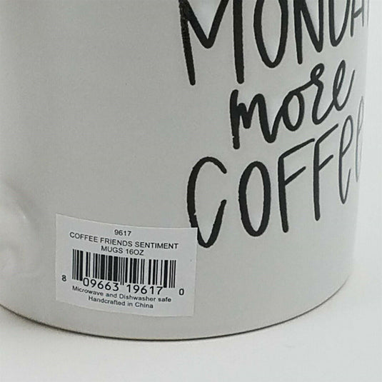 Monday Morning Coffee Mug Soup Cup Succulent Plant Holder 16oz (473ml)
