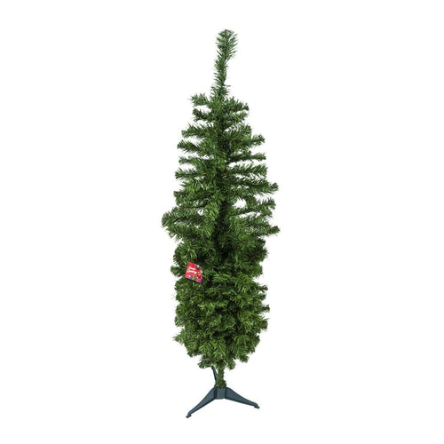 Christmas Tree Green Artificial Slim Includes Plastic Stand 5 Foot