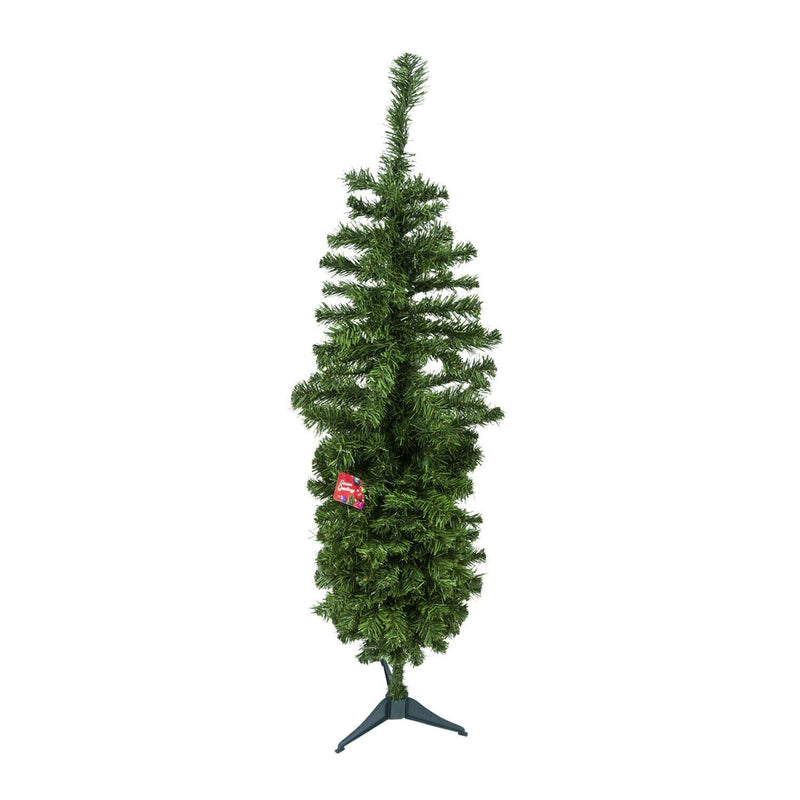 Load image into Gallery viewer, Christmas Tree Green Artificial Slim Includes Plastic Stand 4 Foot
