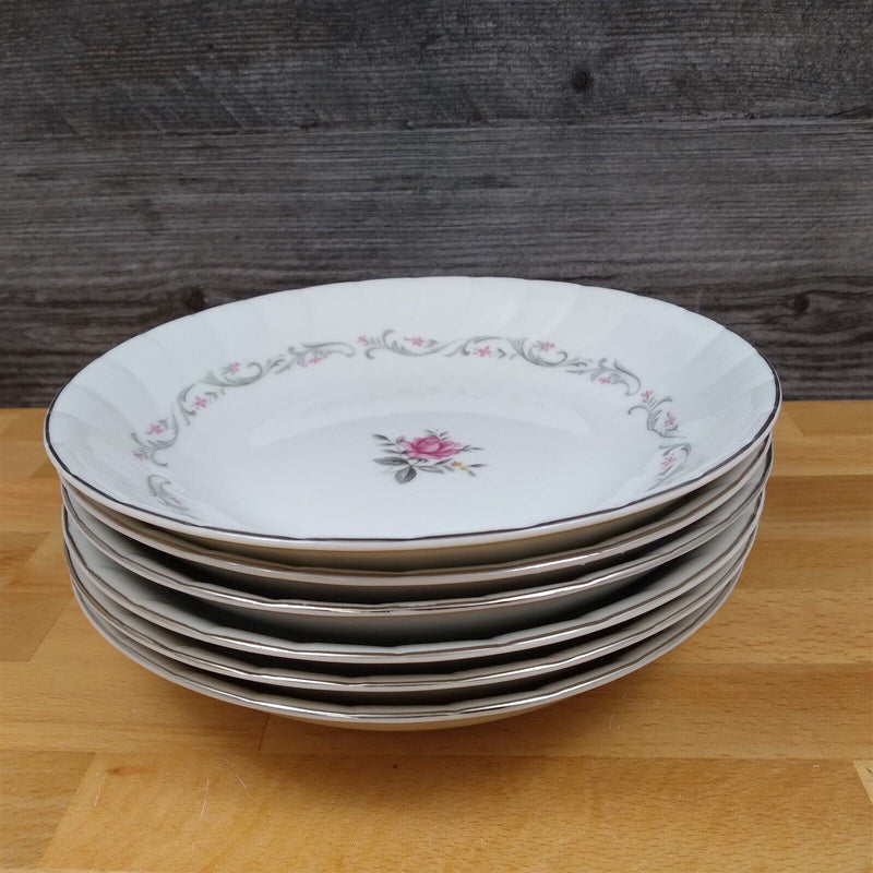 Load image into Gallery viewer, Royal Swirl Soup Bowl Set of 6 by Fine China Japan 7.75" 19cm Coupe Dinnerware

