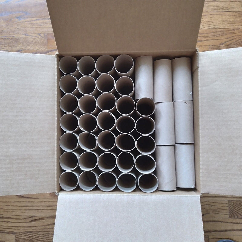 Load image into Gallery viewer, Empty Toilet Paper Rolls 147 Lot Clean Cardboard Tubes 4 ½” Project Art &amp; Craft
