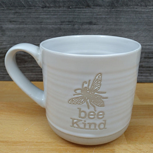 Bee Kind Coffee Mug 16oz 473ml Embossed Tea Cup by Blue Sky