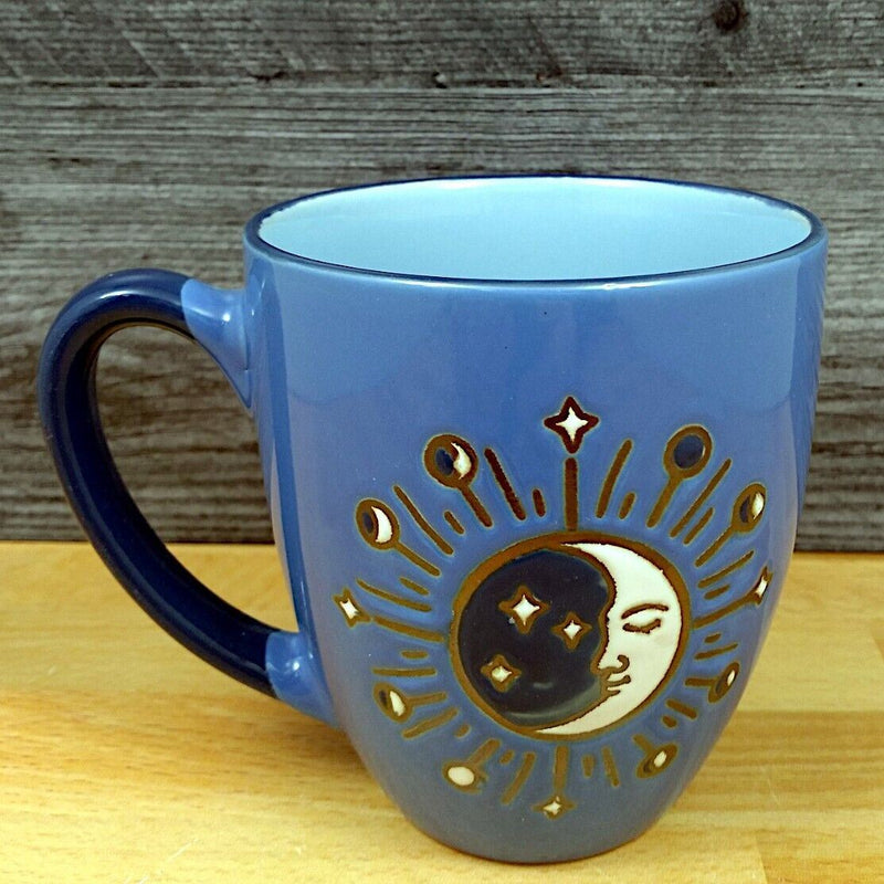 Load image into Gallery viewer, Moon Child Coffee Mug 16oz (473ml) Embossed Tea Cup by Blue Sky
