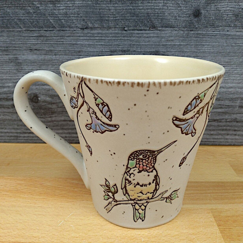 Load image into Gallery viewer, Hummingbird Coffee Mug 16oz 473ml Embossed Tea Cup by Blue Sky
