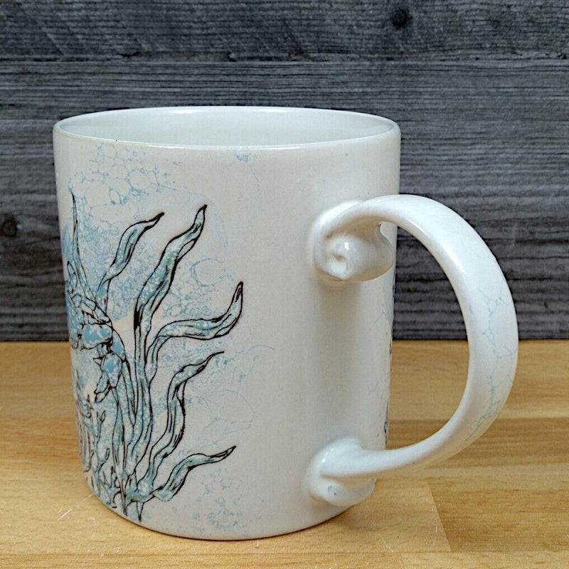 Load image into Gallery viewer, Blue Crab Cove Coffee Mug Sea Nautical Embossed Cup 21oz (621ml) by Blue Sky
